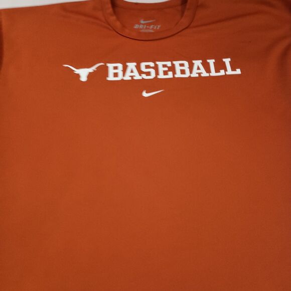 Texas Longhorns Baseball Short Sleeve Dri-Fit Shirt Size L - Picture 3 of 7